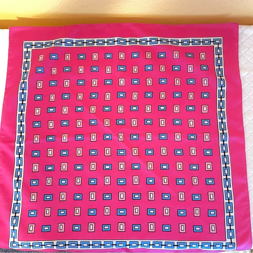Hot Pink Square Scarf